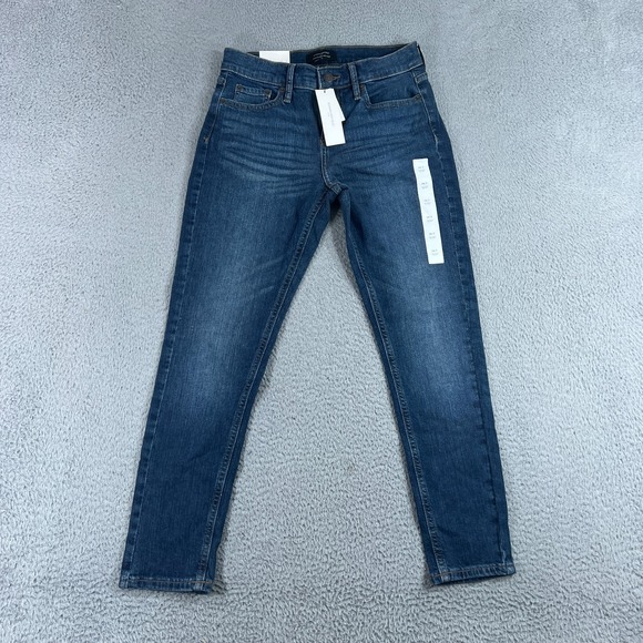 Banana Republic Denim - Banana Republic Jeans Womens 2 26 Mid Rise Girlfriend Fit Blue Denim